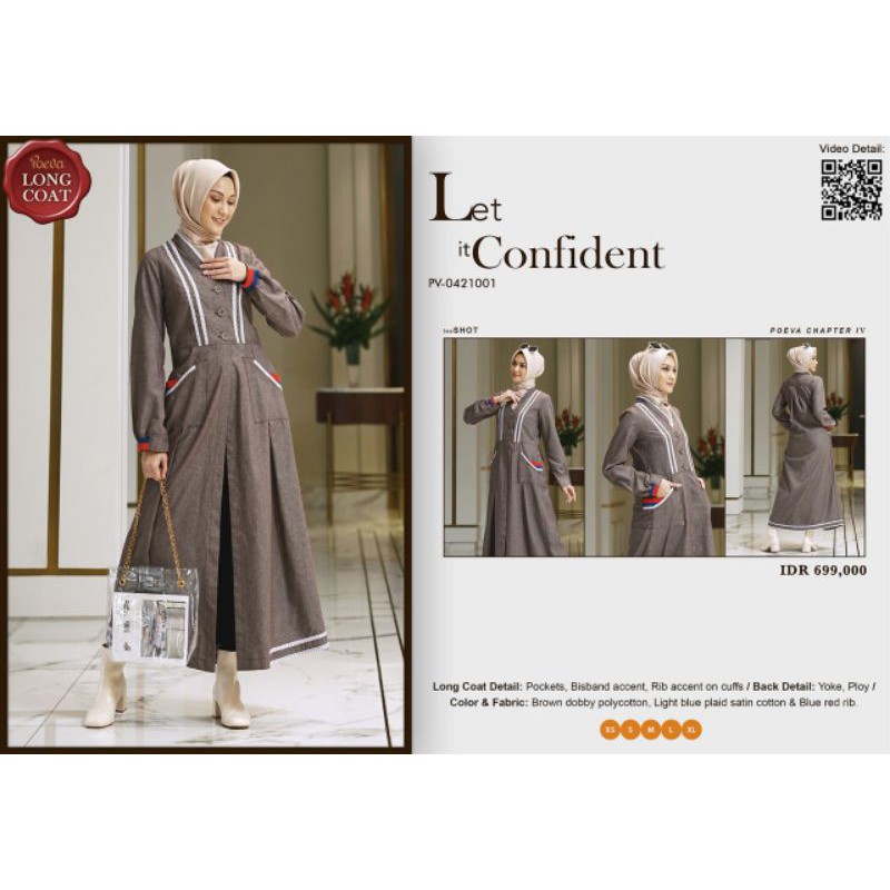 Poeva long coat PV-0421001