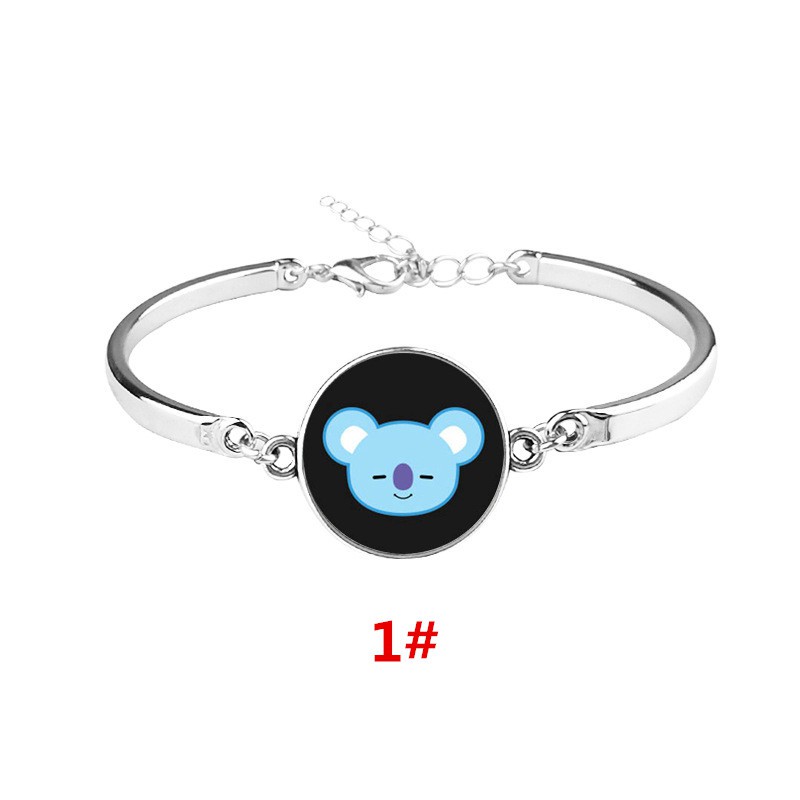 [Bayar Di Tempat]BTS KPOP BT21 Metal Gelang