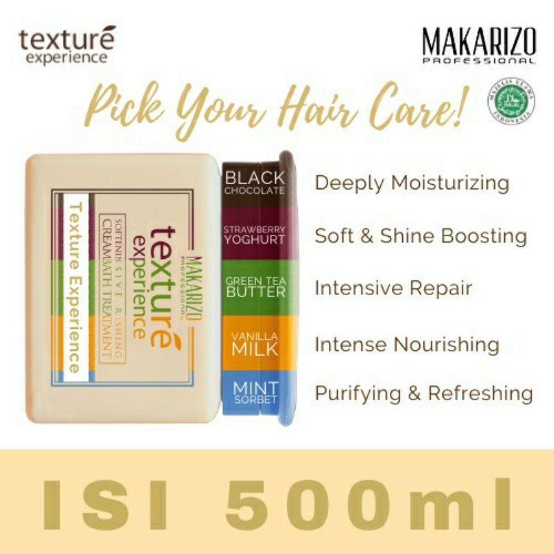 MAKARIZO (TE Pot 500) Texture Experience Creambath 500GR