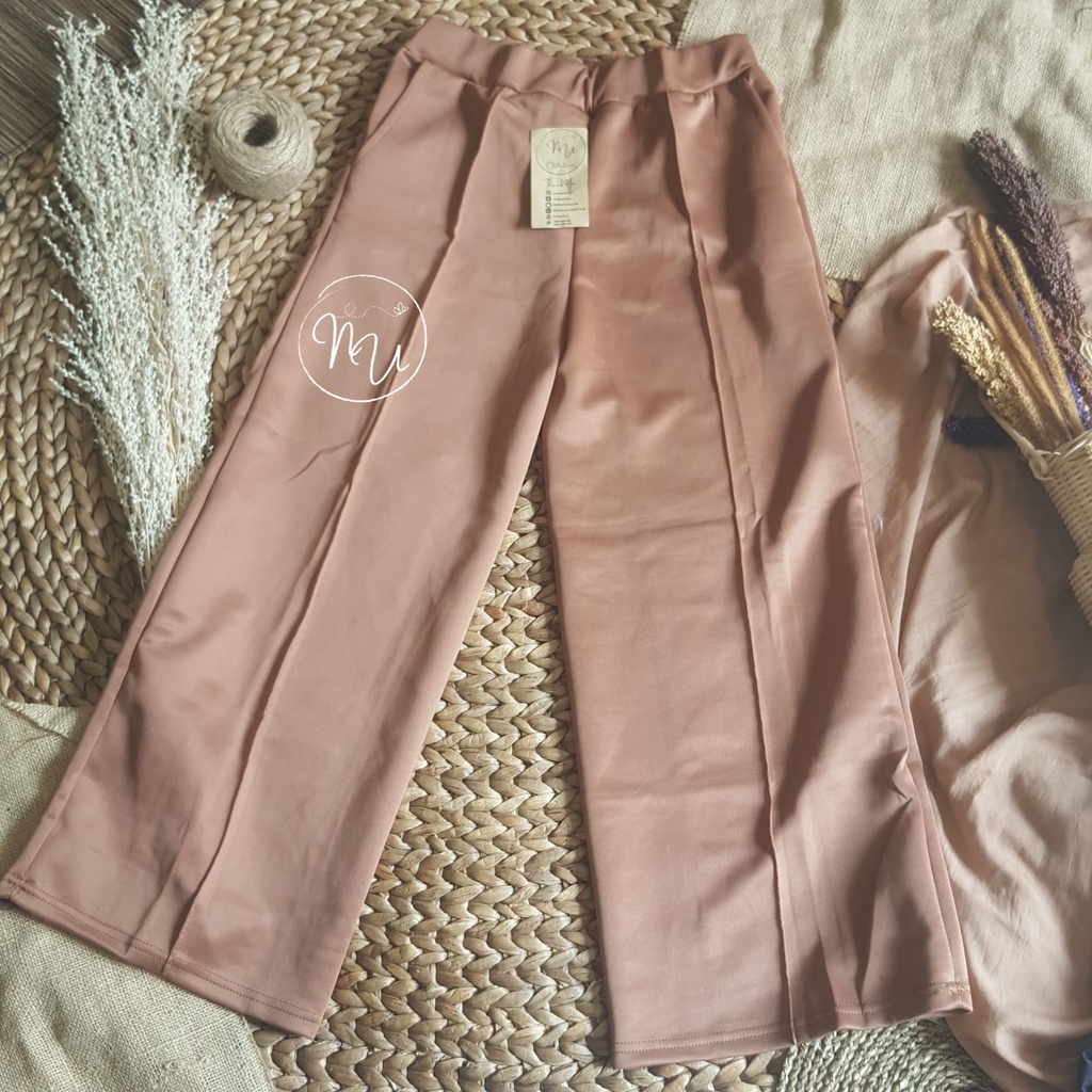 SADEAN KULOT SCUBA CUBIT PREMIUM PANJANG 95cm//KULOT PUTIH TULANG //KULOT HIGHWAIST ukran ALLSIZE fit to XL 1kg 3pcs