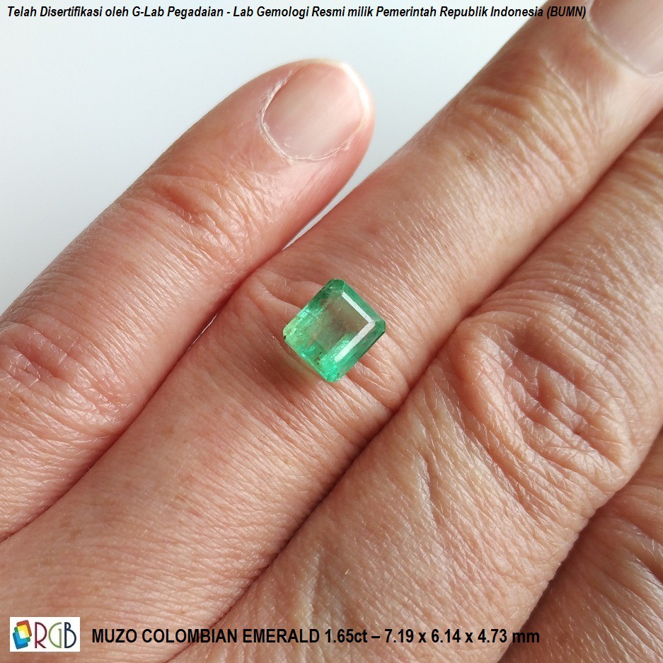 Natural Emerald 1.65 Ct - Muzo Colombia