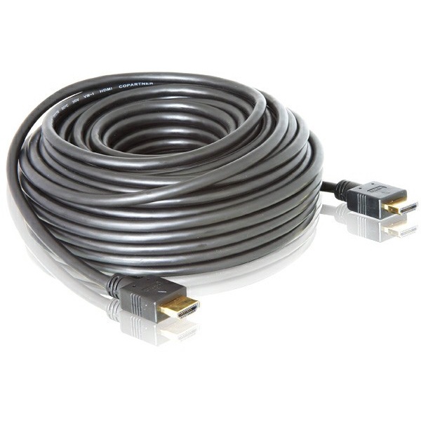 Gaxindo KABEL HDMI To HDMI High Speed High Quality Gold 30 METER-Hitam