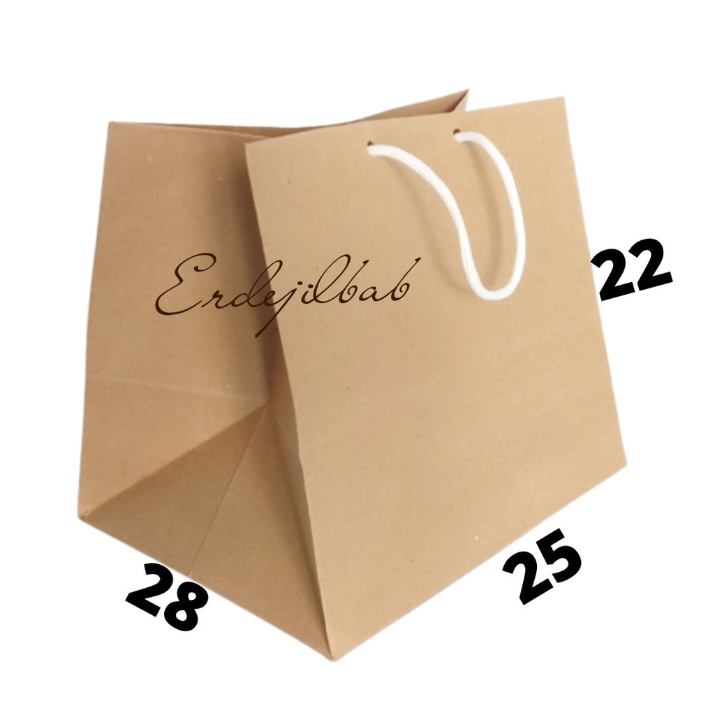

paper bag ukuran 25x28x22 bungkus kado kemas hadiah