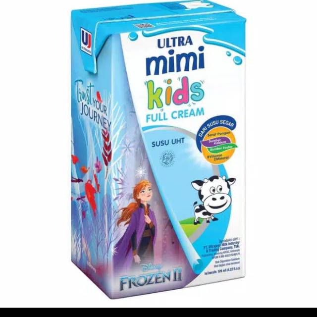 

Susu ultra Mimi full cream ukuran 125ml isi 40 pcs