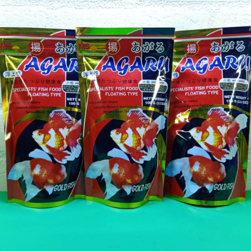 agaru pelet ikan tengelam dan ngambang