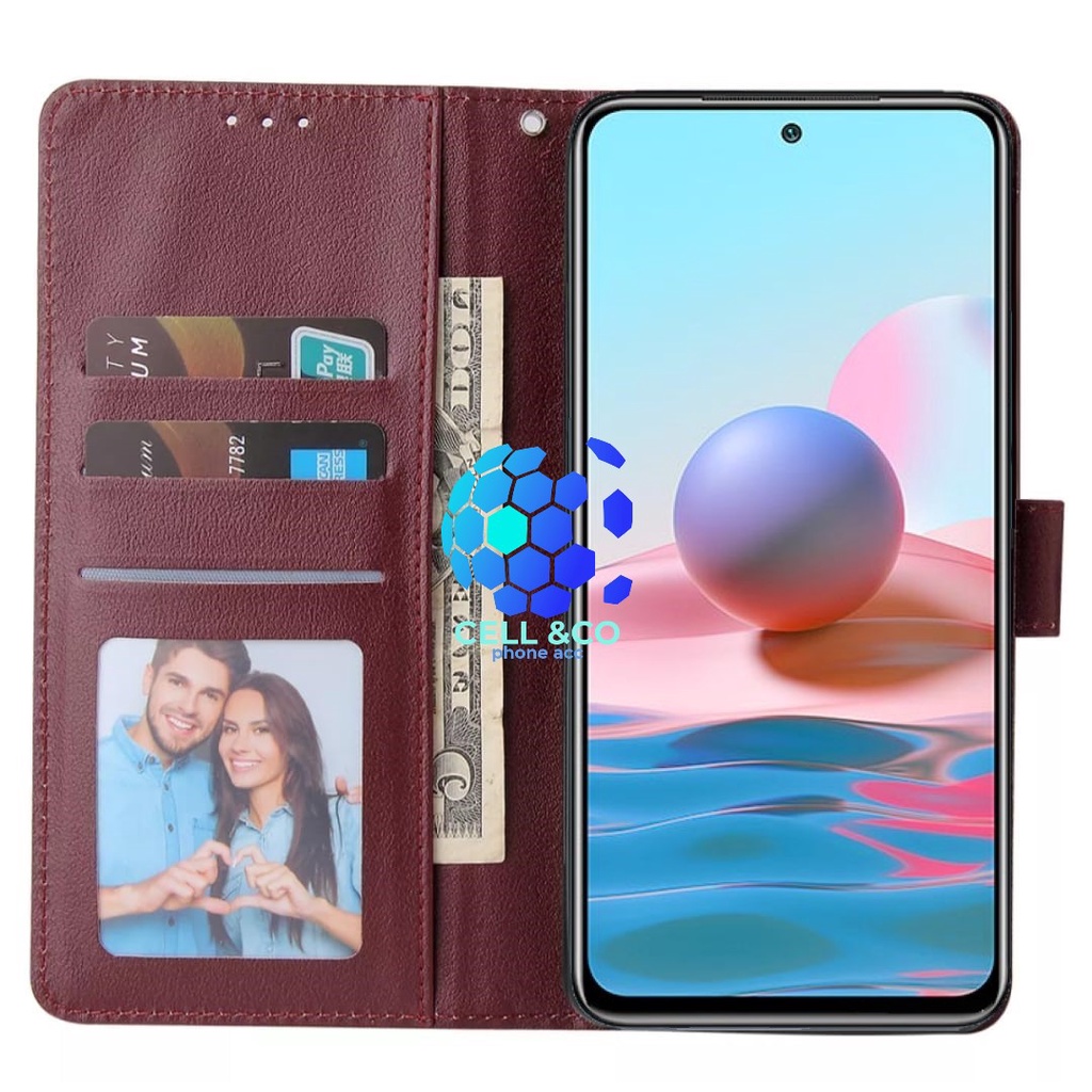 INFINIX HOT 11S NFC CASE FLIP LEATHER WALLET PREMIUM FLIP CASE BUKA TUTUP KESING HP CASING FLIP CASE WALLET INFINIX HOT 11S NFC