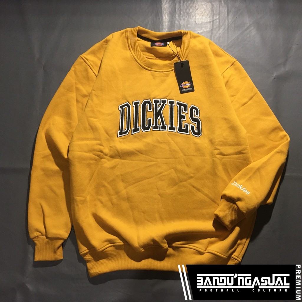 CREWNECK "DICKIES" TEXT LOGO (YELLOW)