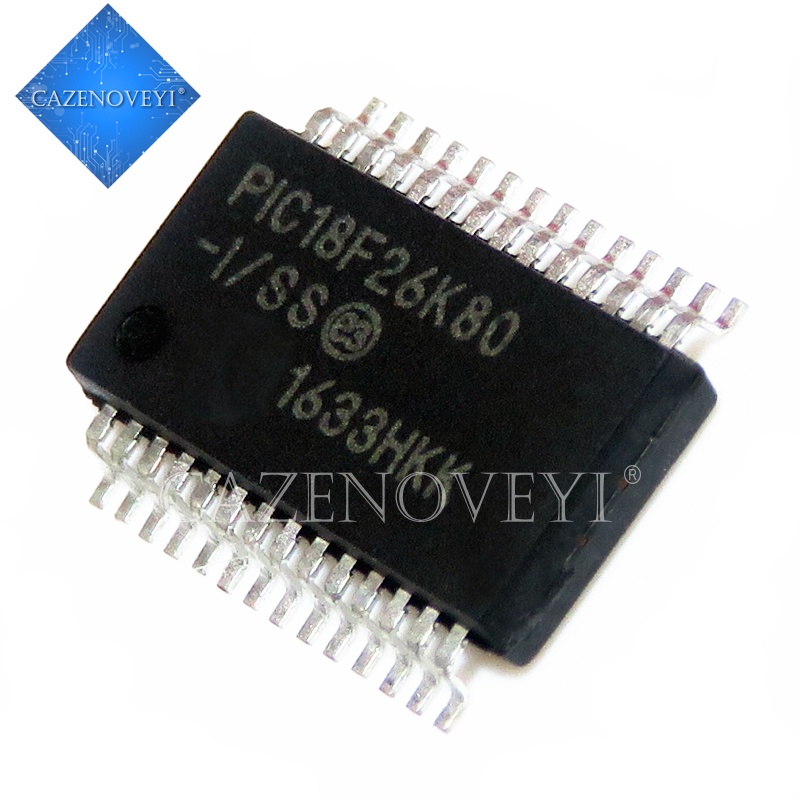 10pcs Ic Pic18F26K80-I / Ss Pic18F26K80-E / Ss Pic18F26K80 Ssop-28