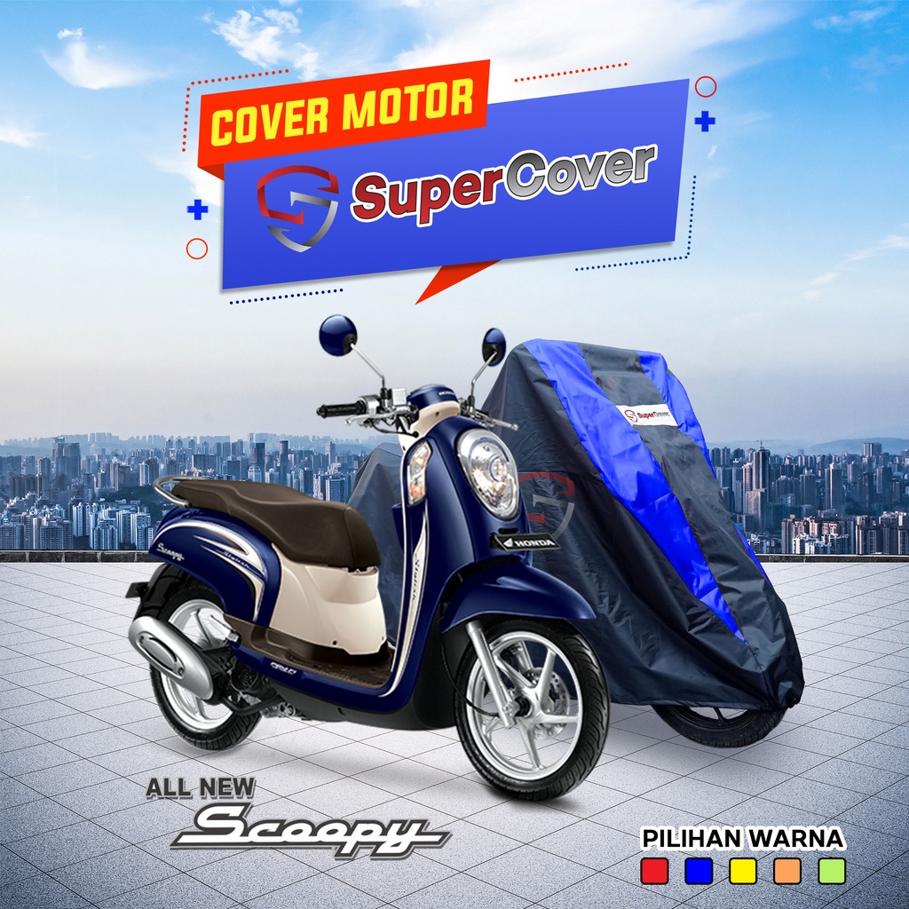 Sarung motor Scoopy Cover motor Scoopy Selimut motor Scoopy Penutup motor Scoopy INDOOR