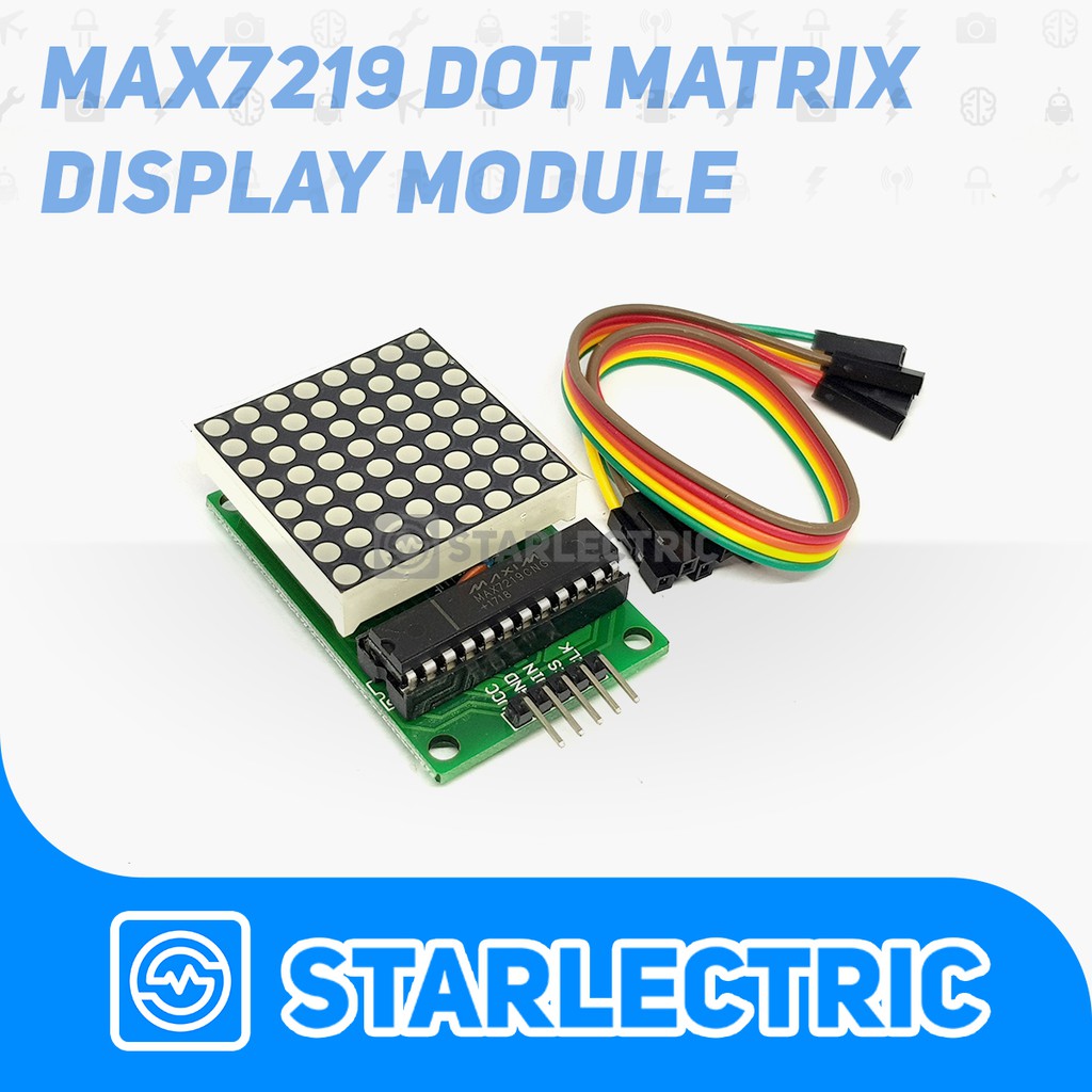 Modul LED dot matrix display 8x8 MAX7219 MAX 7219 Arduino