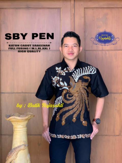 Batik Solo Motif KELUARGA SBY Asli Katun Cabut Sragenan Full Furing Murah