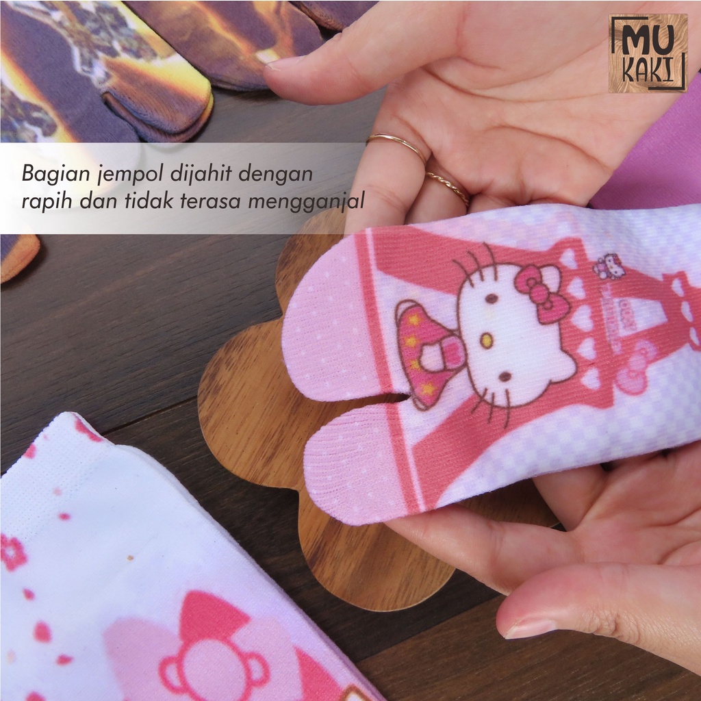 Kaos Kaki Jempol Anak Printing Karakter Murah Mukaki Q