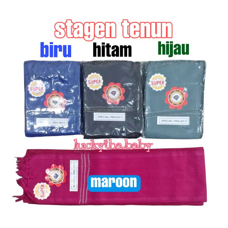 stagen tenun cap batu berlian 10 meter / angkin ibu pasca melahirkan /stagen bengkung