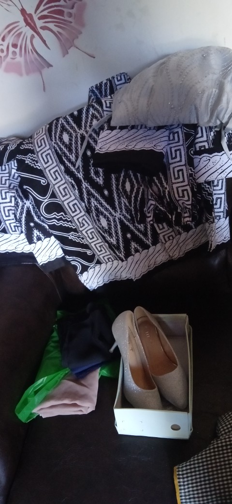 [new Arival] Batik Couple Najwa Brokat Tille-modern Batik Couple Sarimbit Brokat Kebaya - Bs111