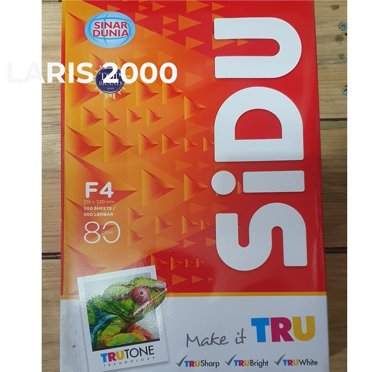 

Kertas HVS Fotokopi F4 80 Sinar Dunia