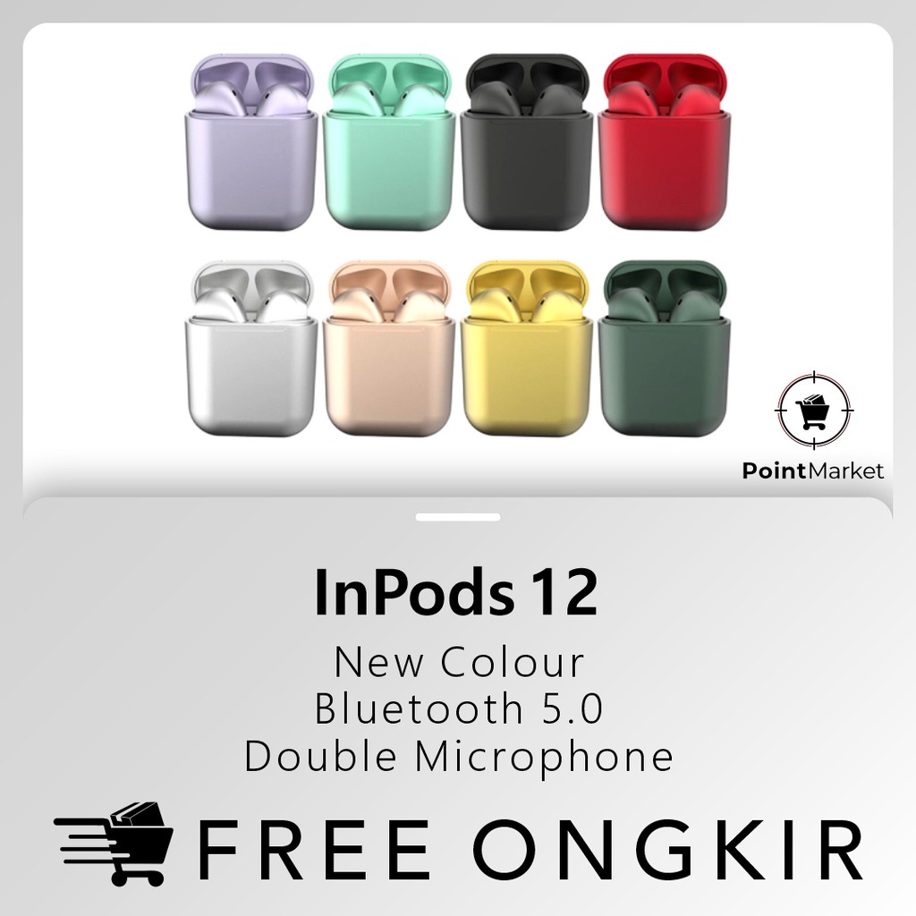 Inpods 12 / Inpods 12 pro Macaron Earphone Bluetooth Tws Ori