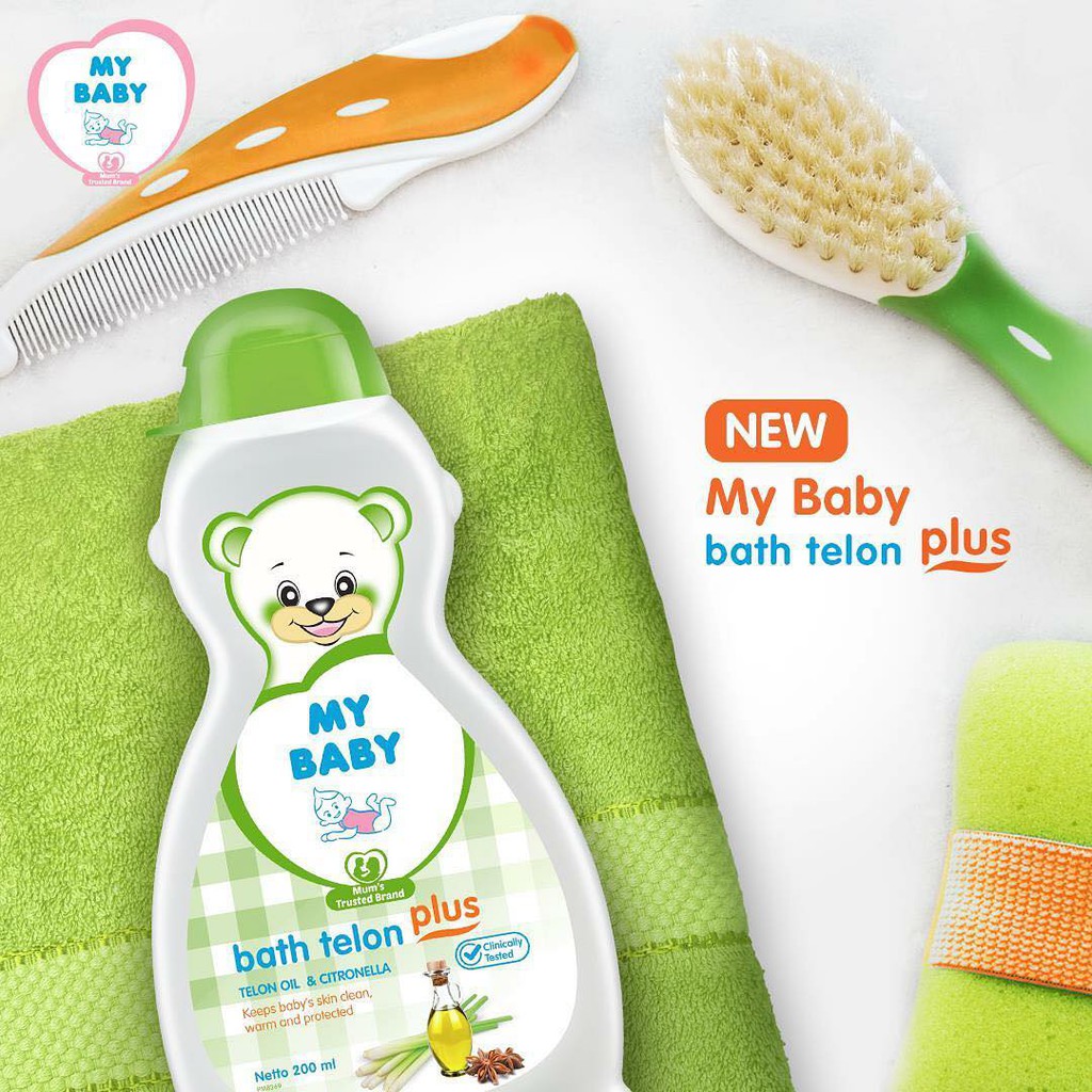 ★ BB ★ MY BABY Bath Telon Plus 200ml - Sabun Cair Bayi Wangi Telon