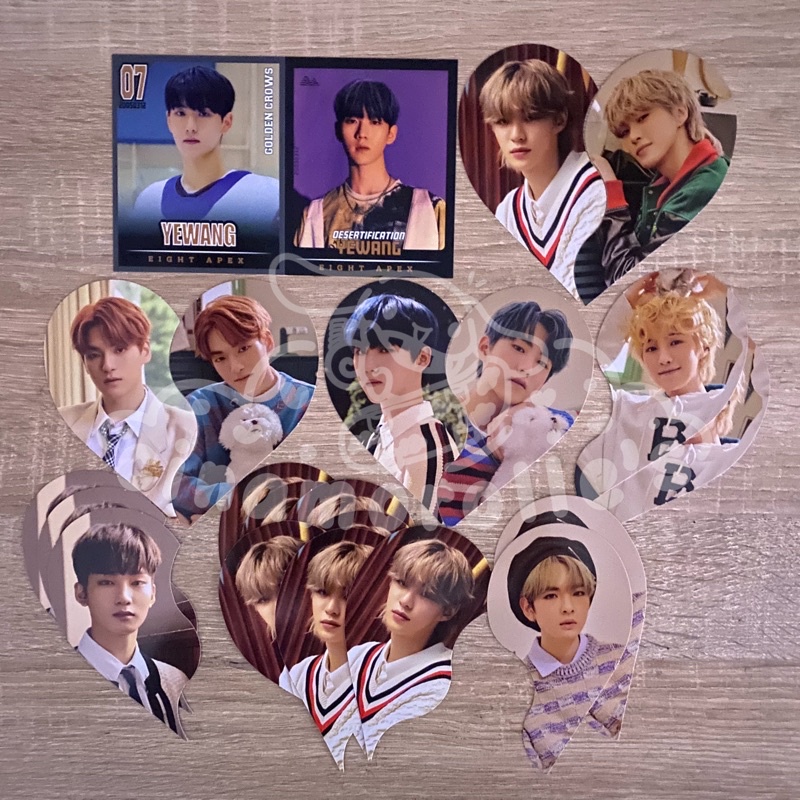 [ EPEX OFFICIAL PHOTOCARD ] yewang amin wish ayden jeff mu myu message qr card bipolar 1 2 abyss rea