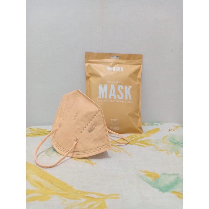 MASKER KN95 MOUSON  RANDOM / MASKER KN95 MOUSON EMBOSS 5 LAPIS / MASKER 5 PLY