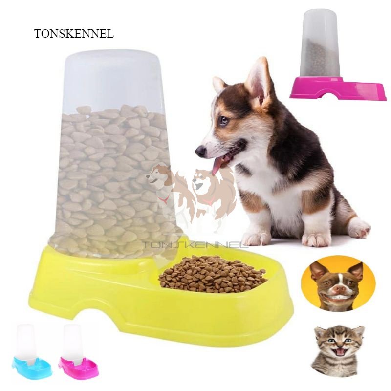 DISPENSER TEMPAT MAKAN &amp; MINUM KUCING ANJING CIG AUTO PET FEEDER TEMPAT MAKANAN MINUMAN OTOMATIS