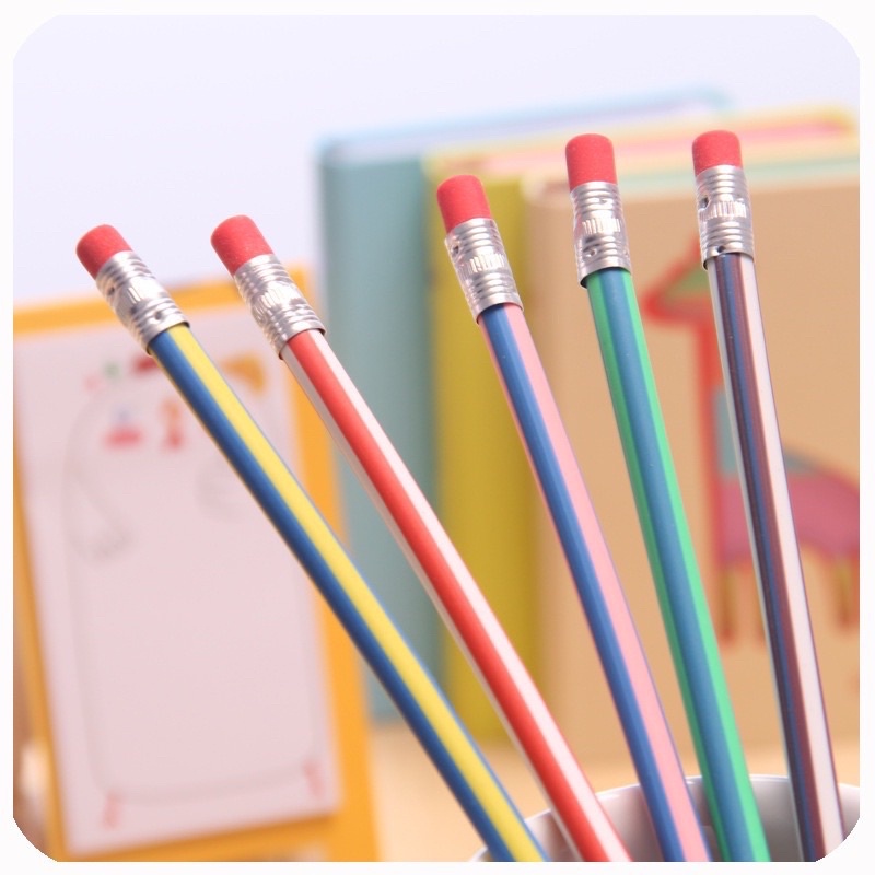 PENCIL FLEKSIBEL / PENCIL LENTUR / PENCIL MURAH / PENCIL SEKOLAH / PENCIL PENGHAPUS