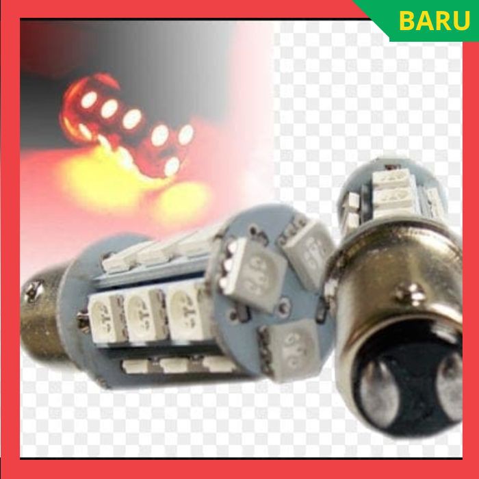 Lampu LED Mobil Lampu Rem Kedip Mobil LED Rem 2 Kaki Blitz 18 LED Bayonet Kedip Strobo Lampu Lamp