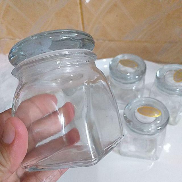 Keke Jar Kaca Mini 150 Ml / Toples Beling Mini Kedap Udara 150 Ml