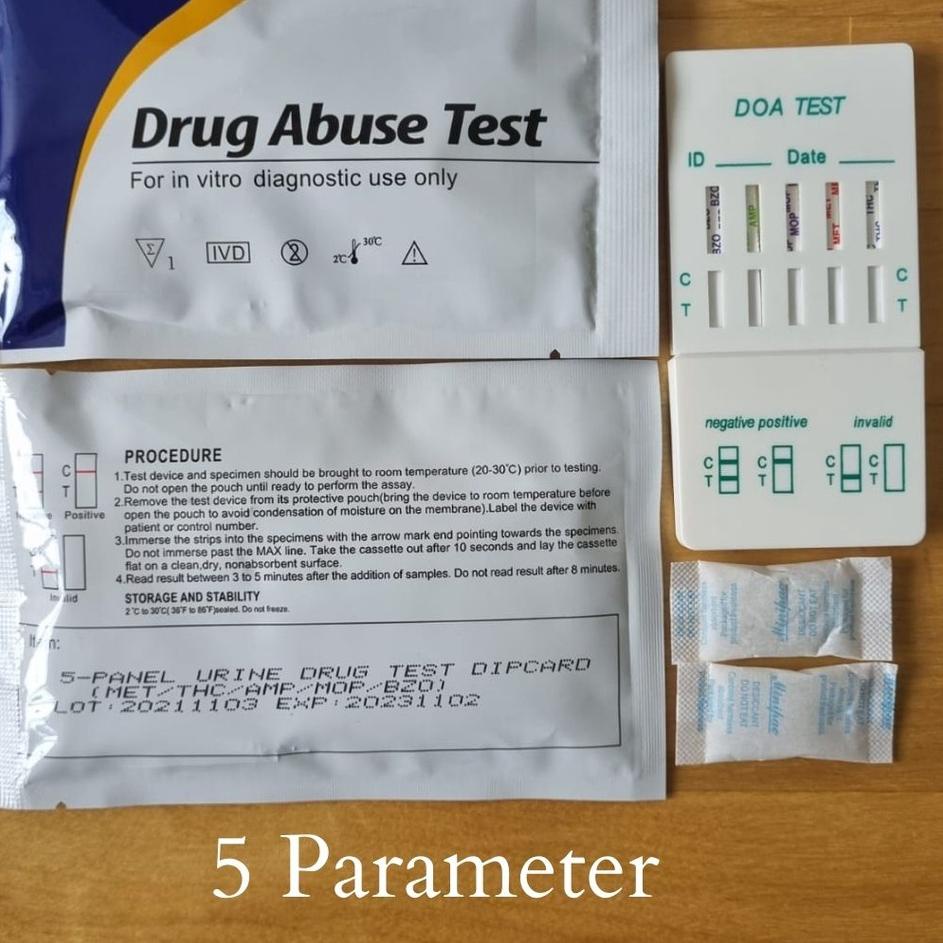 Alat Tes Narkoba 6 Parameter 5 Parameter - Alat Test Narkoba DRUG ABUSE TEST BNN ,.