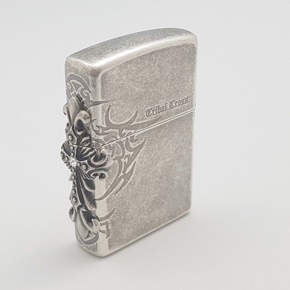 Korek Api Zippo Silver Tribal Cross /Korek Api/Zippo/Zippo Unik/Zippo Silver/Zippo Free Booox/Zippo Keren/Zippo Murah/Lighter Mancis