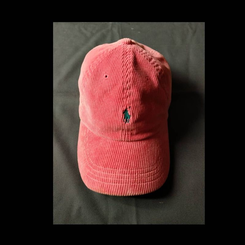 Topi Corduroy polo Ralph Lauren pink