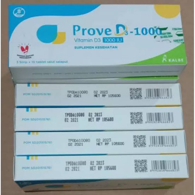 Vitamin D3 Devit 1000iu dan Prove D3 1000iu