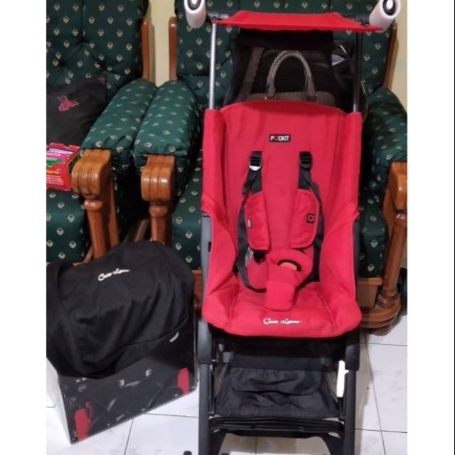 Stroller pockit gen 6 merah