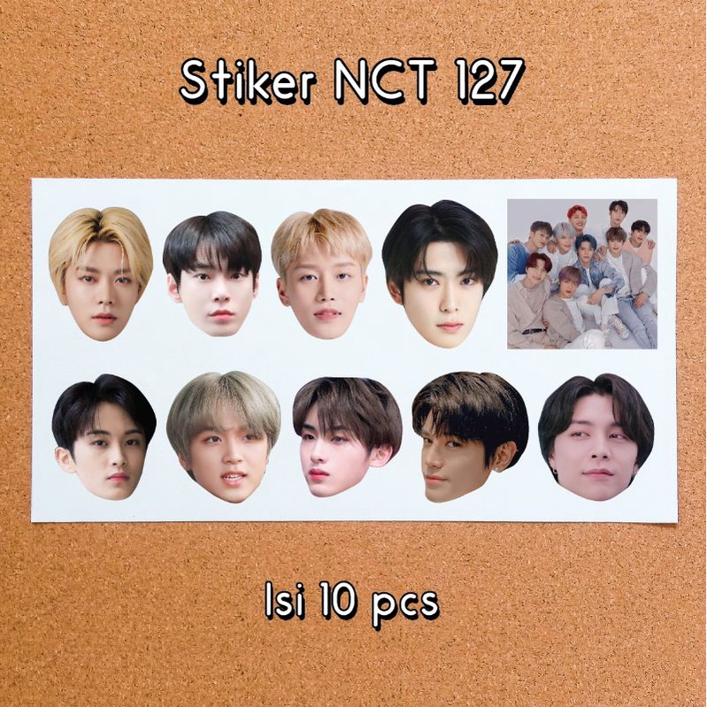 

STIKER NCT127 ISI 10 TEMPELAN STIKER HP STIKER LAPTOP KOREA