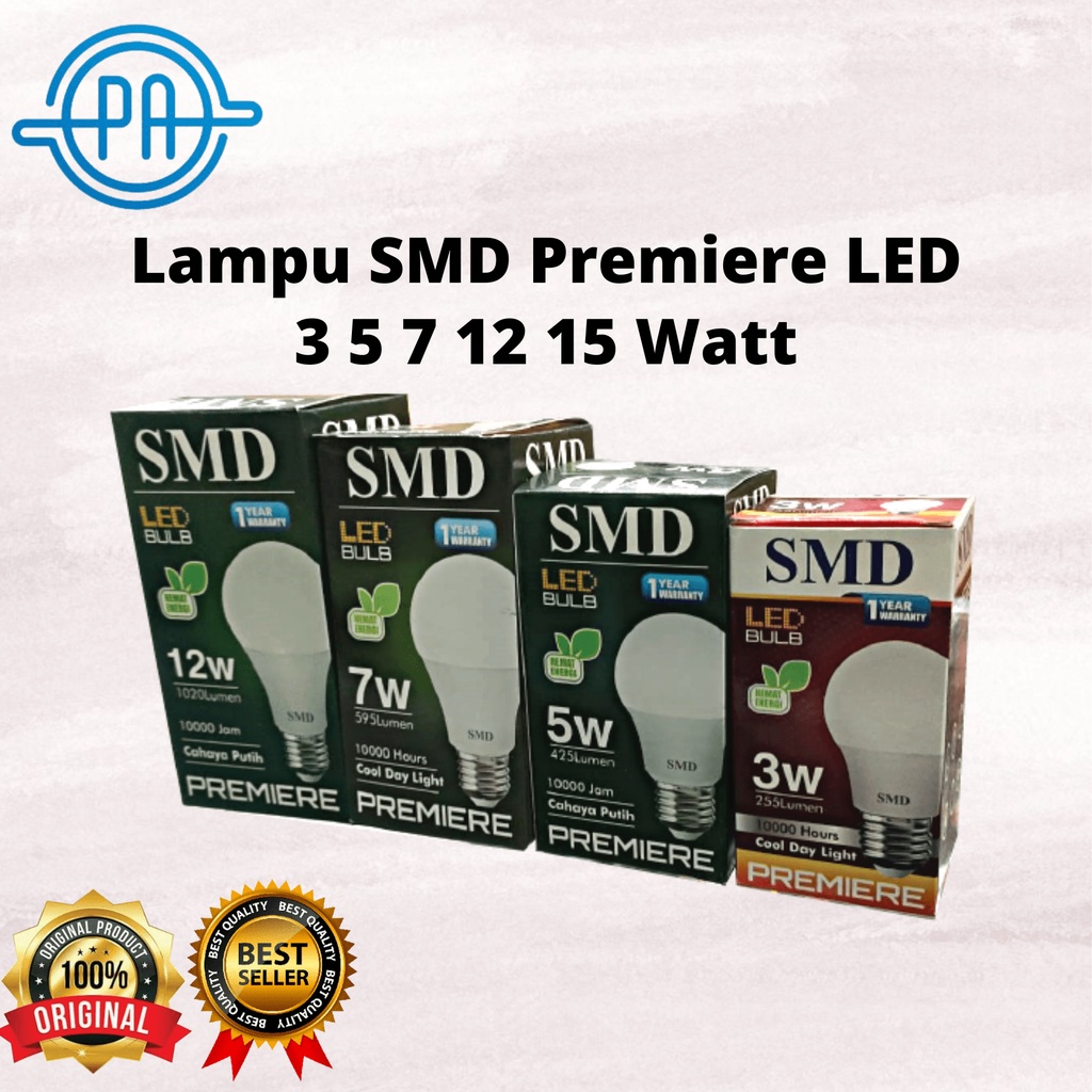 Lampu SMD Premiere LED 3 5 7 12 15 Watt