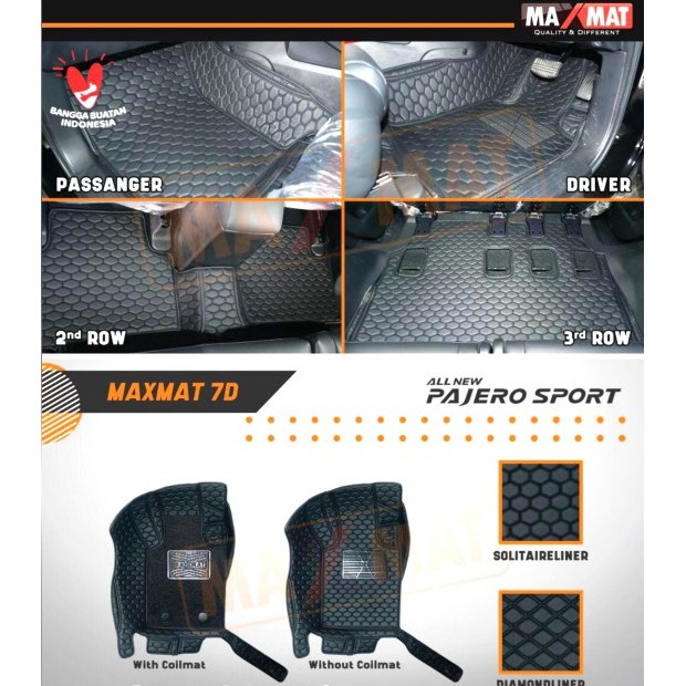 Karpet 7D All New Pajero Sport maxmat Otoproject
