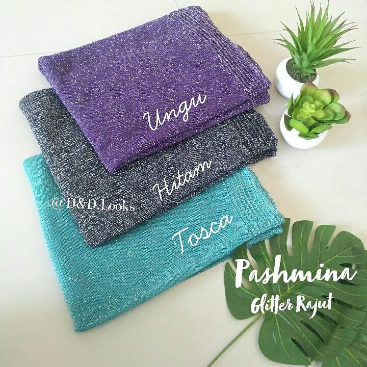PASHMINA RAJUT GLITTER / PASHMINA GLITTER RAJUT / HIJAB PENGANTIN / JILBAB PENGANTIN / HIJAB RAJUT / JILBAB RAJUT  / RIAS PENGANTIN / MUA /-3