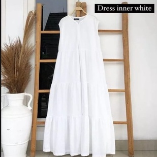 Inner Dress Terbaru / Lolla Dress / Dress Tanpa Lengan / Dress Korea Style Kekinian / Pakaian Wanita