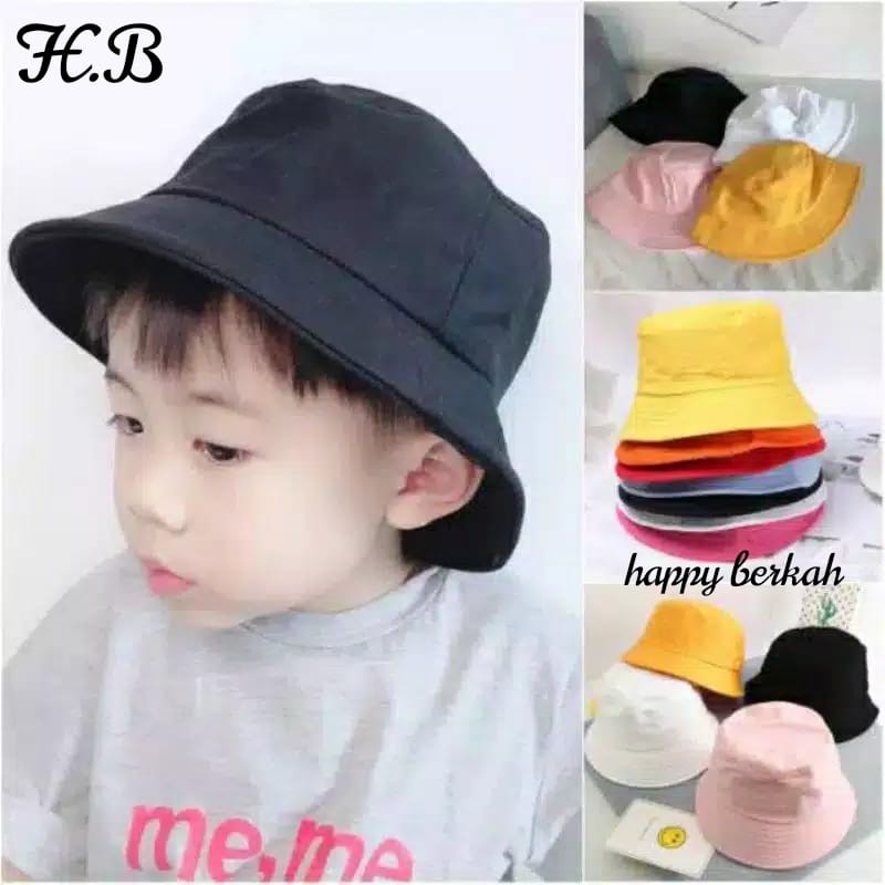 TOPI BUCKET ANAK POLOS TOPI BUCKET WANITA TOPI BUCKET PRIA TOPI BUCKET KOREA