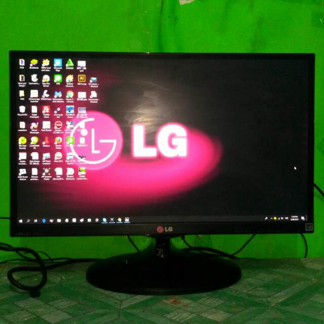 LED Monitor Komputer LG 22inch IPS 22EA63V wide Fullhd