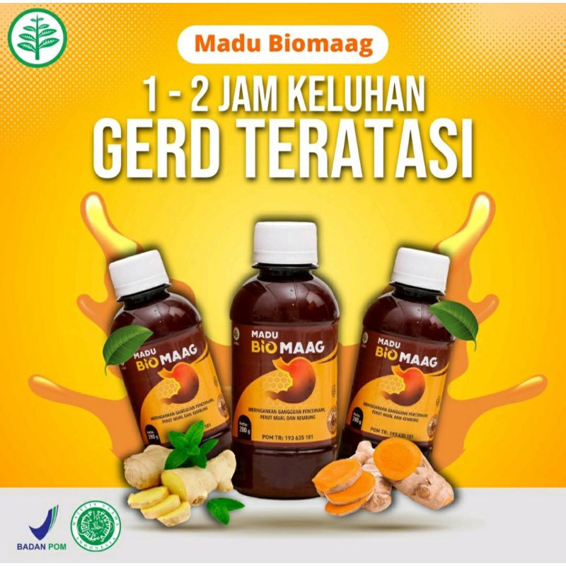 (BISA COD) MADU BIOMAAG BIOMAG OBAT HERBAL ASAM LAMBUNG BUKAN MADU ZESTMAG MAAG KRONIS GERD GANGGUAN