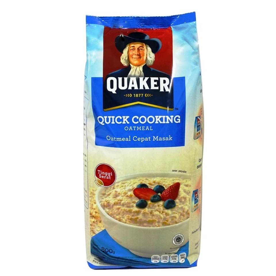 Gandum Quaker 800gr Quick Biru Refill Maju Bersama Indonesia