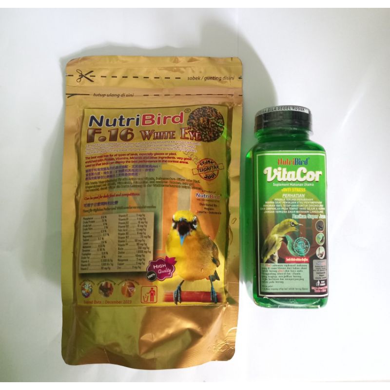 1 Paket RACIKAN JUARA F.16 WHITE EYE &amp; VITACOR SUPLEMEN