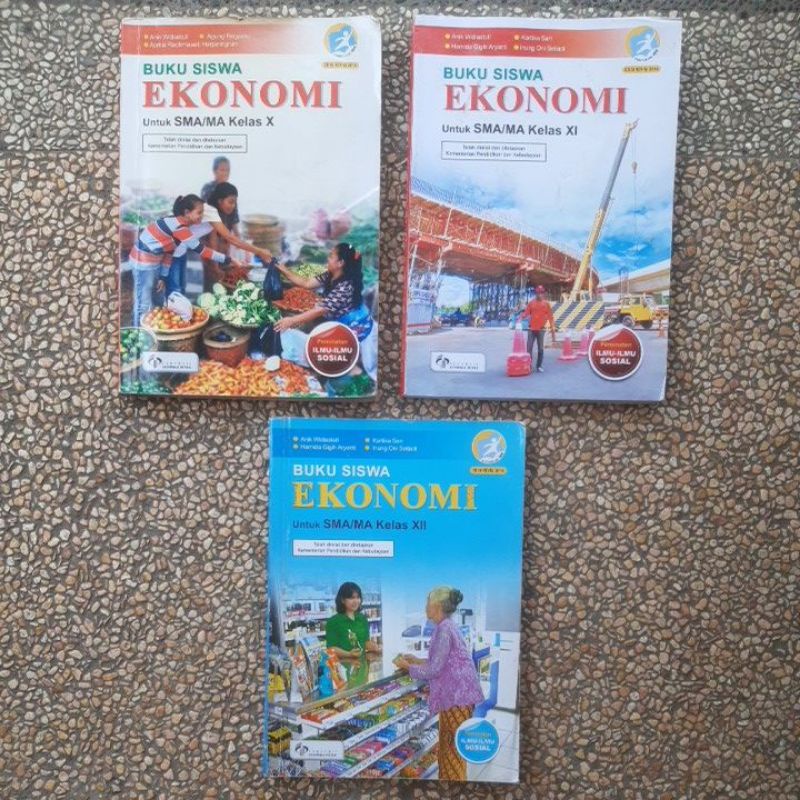 buku Siswa Ekonomi sma kelas 10.11.12 revisi Kurikulum 13.Cempaka putih