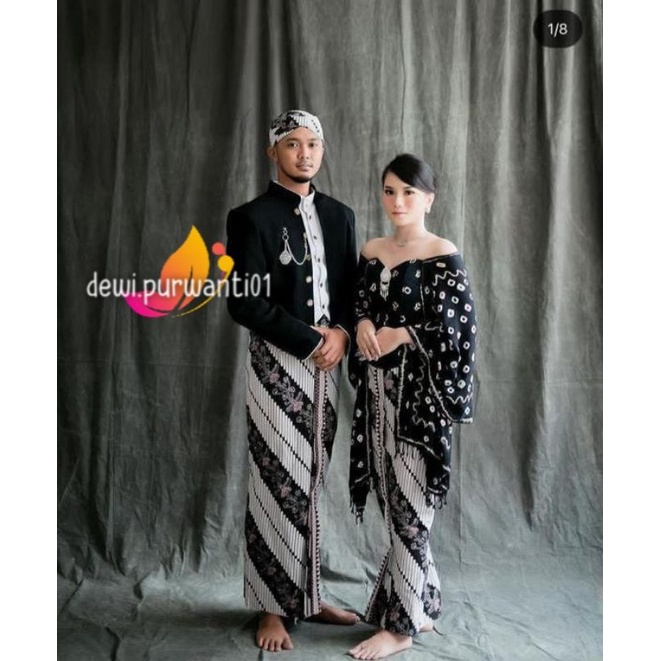 Set Pakaian Prewedd/Couplean Model Basahan_Adat Jawa