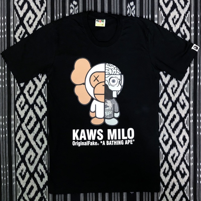 KAOS BAJU T SHIRT DISTRO BAPE BABY MILO PRIA WANITA COWOK CEWEK UNISEX PREMIUM ORIGINAL