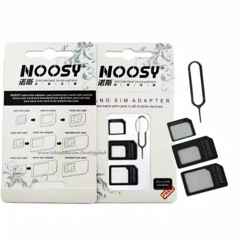 Sim Card Adapter -Noosy Sim Card Adapter 3 In 1 Original Micro And Nano Sim card