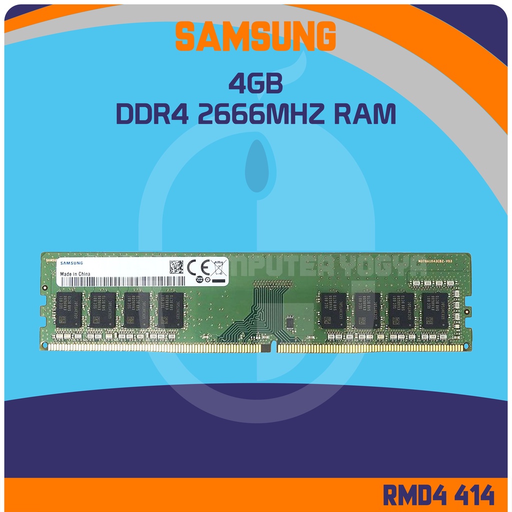 Samsung 4GB 1Rx8 DDR4 2666Mhz PC4-21300 LONGDIMM Memory RAM