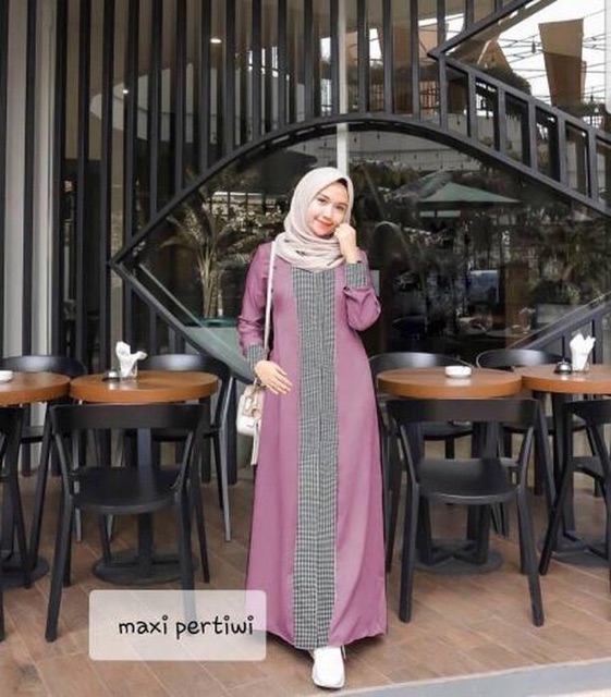 JC- Maxi Pertiwi / Gamis Wanita kekinian / Maxi muslimah termurah / Gamis Murah