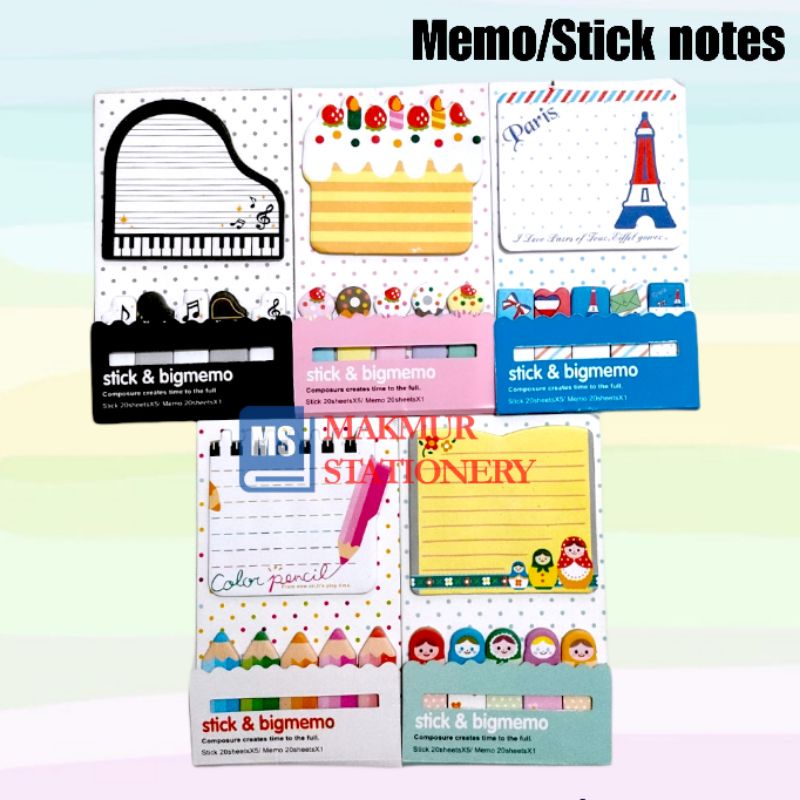 

Sticky Notes / Memo tulis YSD 005 Motif