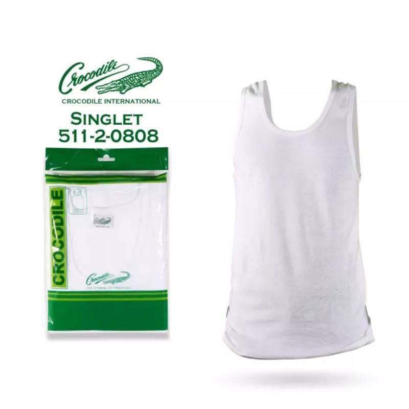 SINGLET CROCODILE 0511-808 || KAOS DALAM CROCODILE || SINGLET PRIA